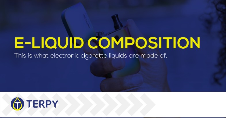 E cigarette liquid composition