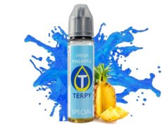 E-liquid bottle with pineapple taste for vapers