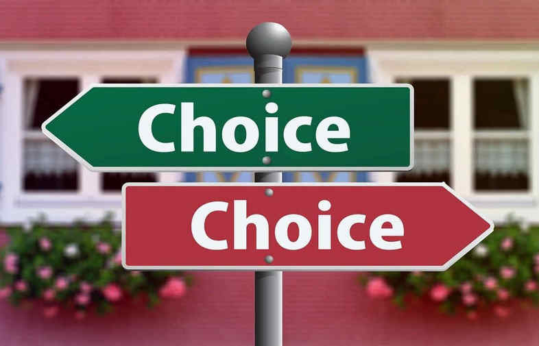 choice sign