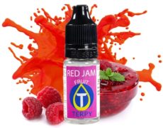 Red jam vape flavour with strawberry jam taste