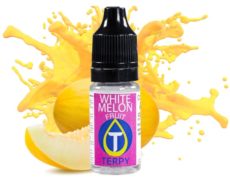 Bottle of flavour vape with fruit taste white melon