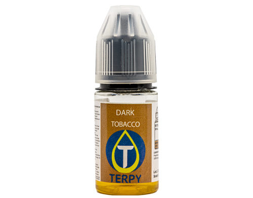 Dark tobacco e-cigarette liquid in 60 ml ampoule