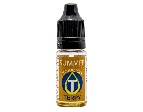 E-cigarette flavour of tobacco Summer in a vial