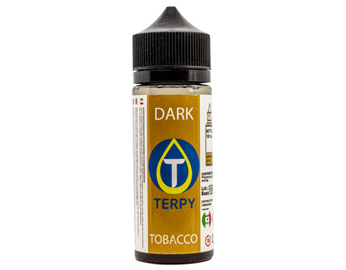 E-liquid tobacco Dark in 120 ml bottle