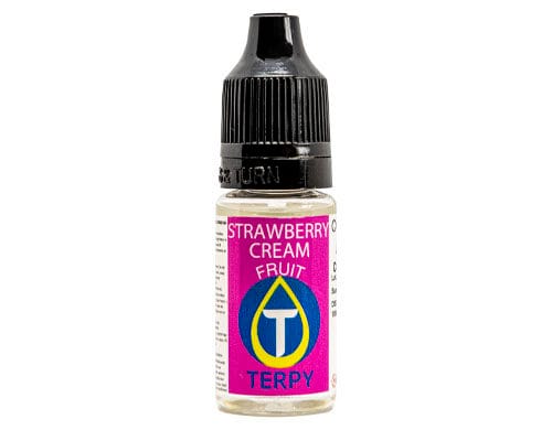 Strawberry Cream fruity e-cigarette flavour in vial