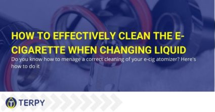 How to effectively clean the electronic cigarette when changing the liquid