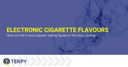 The 5 most purchased liquids to vape with the e-cigarette from the Terpi catalog
