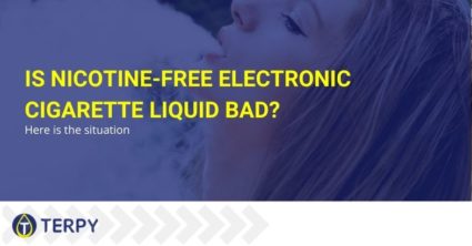 Is e-cigarette liquid bad for nicotine-free e-cigarettes?