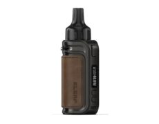 iSolo Air electronic cigarette with brown leather handle