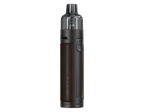 iSolo-R electronic cigarette with dark brown leather handle