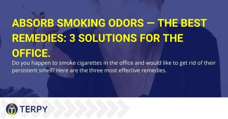 3 odor absorbing solutions for office smoking