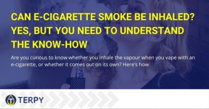 You have to know how to inhale e-cigarette smoke