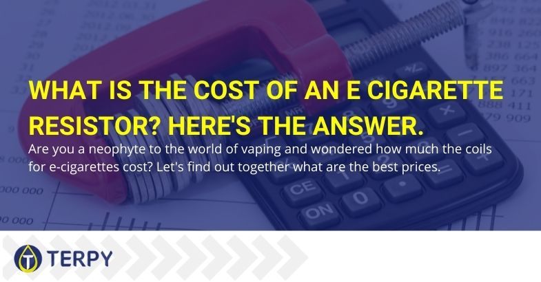 What is the cost of an electronic cigarette resistor?