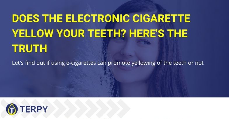 E-cigarettes don't yellow your teeth