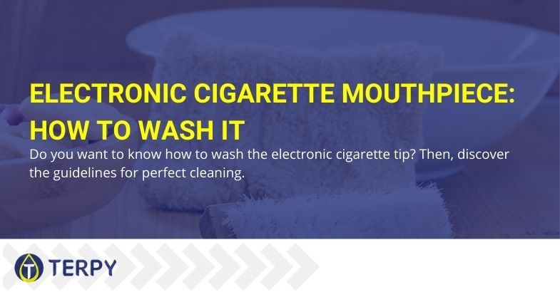 How to wash an electronic cigarette mouthpiece