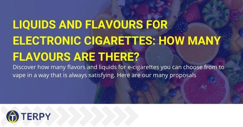 Electronic cigarette liquid flavors