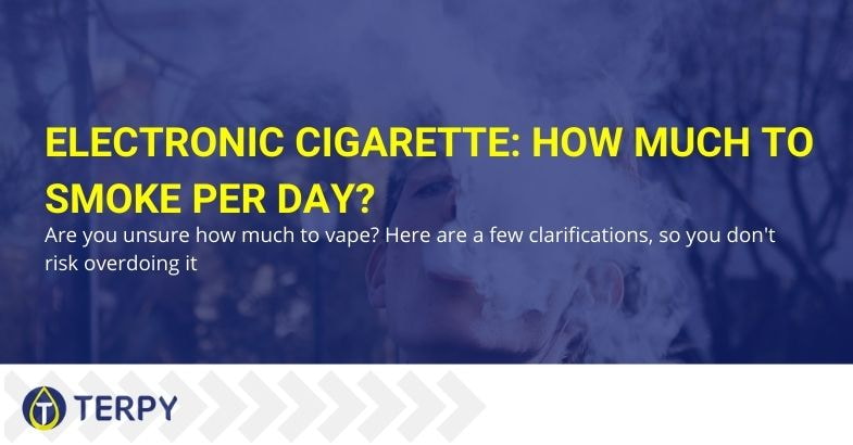 How much to smoke per day with an electronic cigarette?