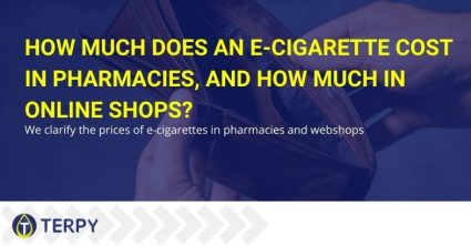 Cost of an electronic cigarette in a pharmacy and online shop