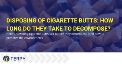 Disposal of cigarette butts