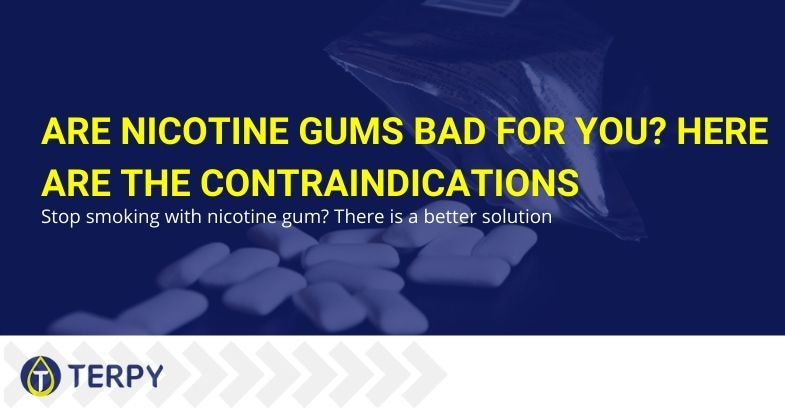 Nicotine gum for smoking cessation