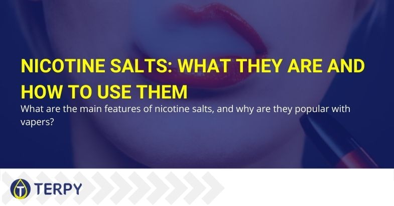 What are nicotine salts and how are they used?