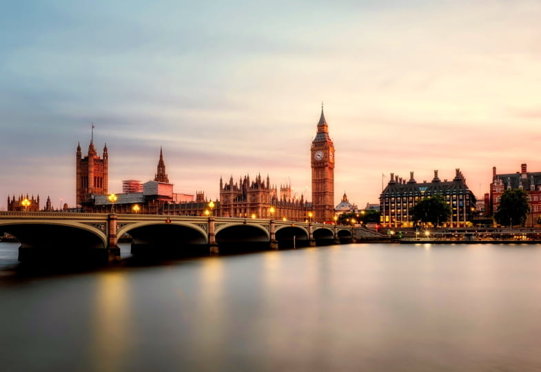 View of the English capital London