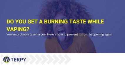 Do you get a burning taste from your e-cig? Maybe you took a cue!