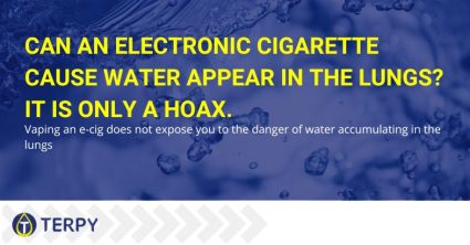 Electronic cigarette and water in the lungs