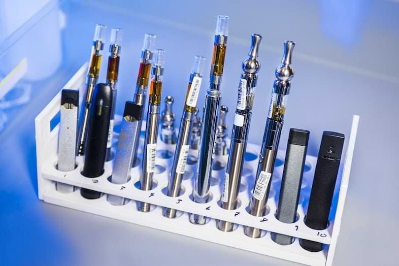 Nicotine can be part of synthetic liquids