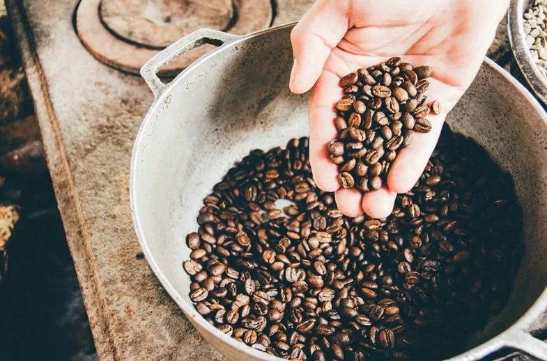 coffee-grains Electronic Cigarettes and Coffee