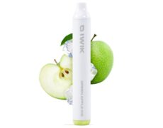 IWIK disposable electronic cigarette green apple ice flavor